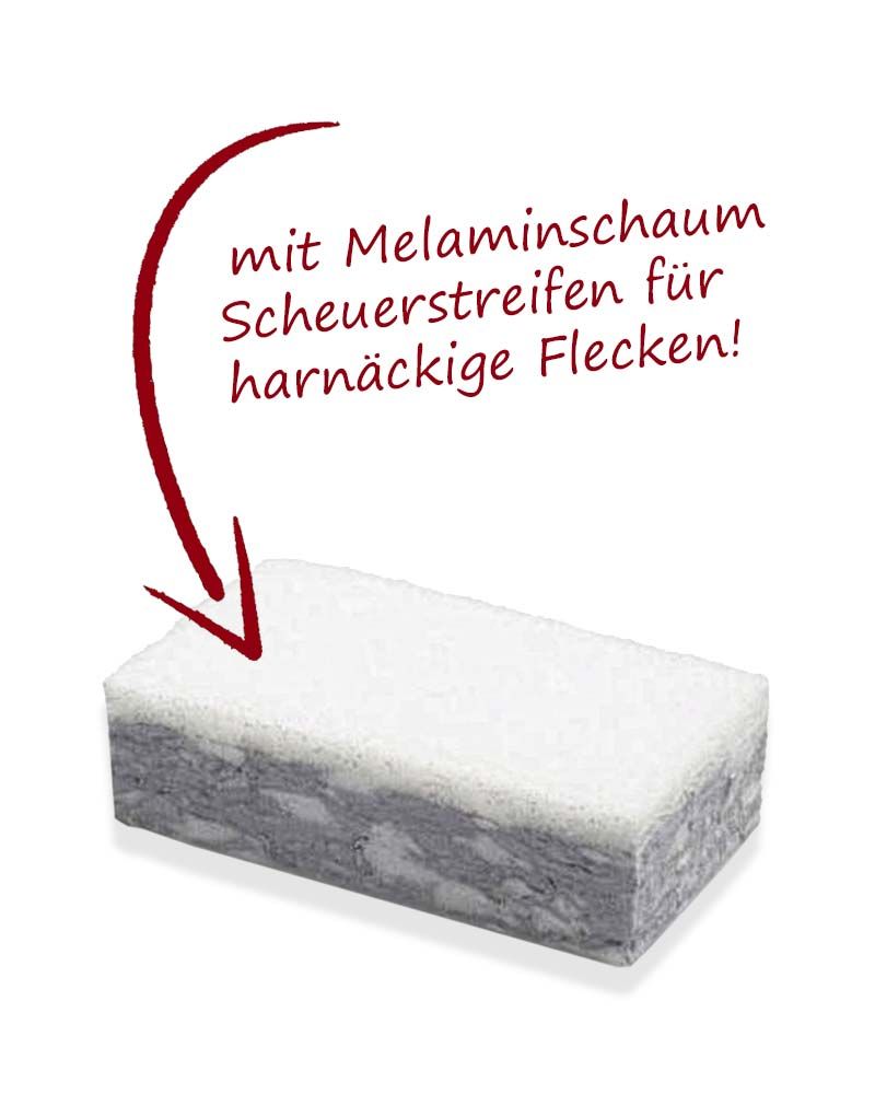 Zauberschwamm aus Melaminschaum 6 x 11 cm