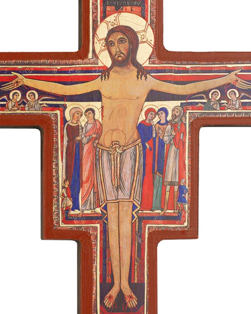 Ikone St. Damniano Jesu Kreuzigung 20x26 cm