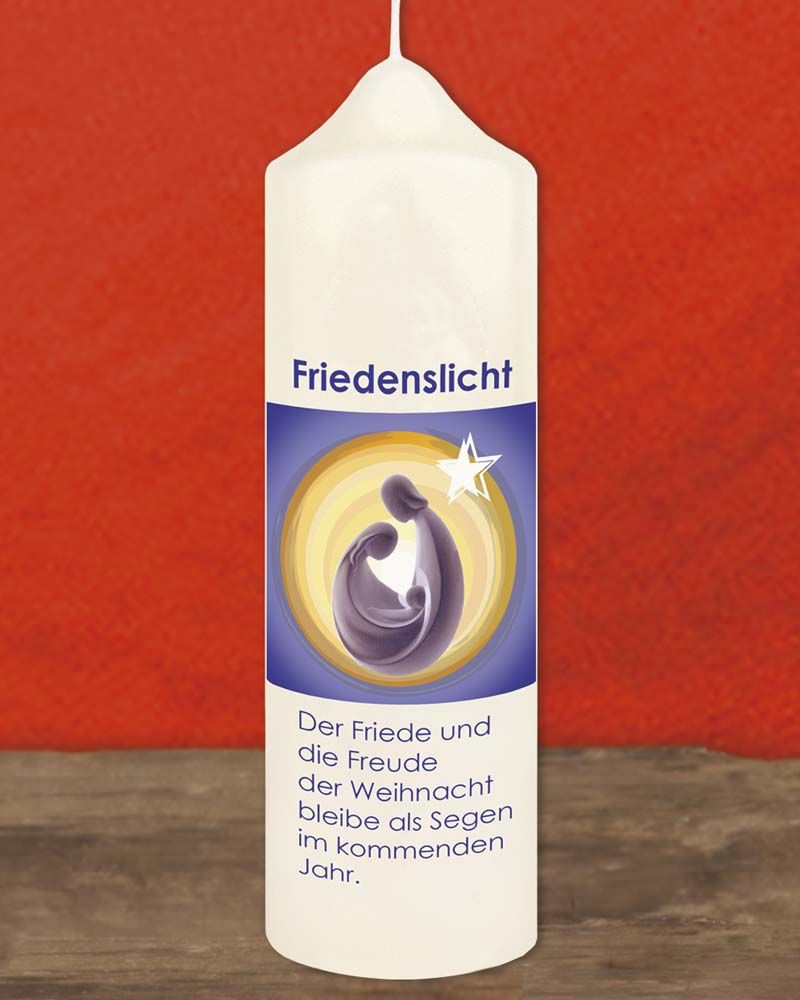 Tischkerze Friedenslicht RAL Hl. Familie 165 x 50 mm