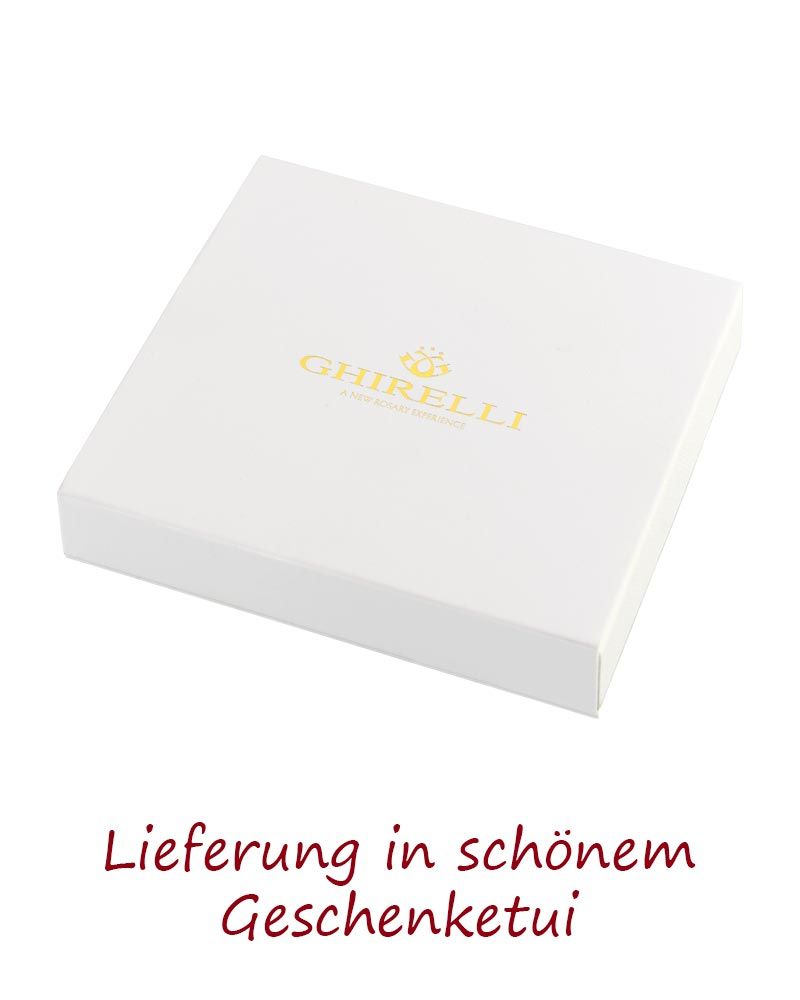 Marienrosenkranz Perlmutt 6 mm Ø antik versilbert