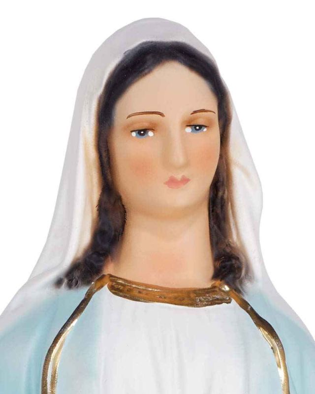 Madonna die Wundertätige 30cm handkoloriert Resin