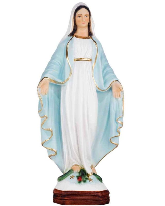 Madonna die Wundertätige 30cm handkoloriert Resin