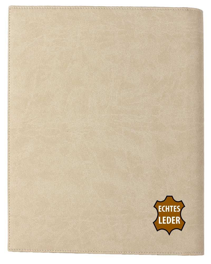 Goldenes Buch mit goldenem Kreuz Ringheftung A4