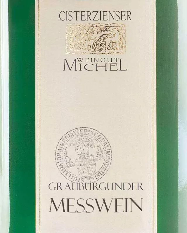 Grauburgunder Weißwein 0,75 Ltr. Cisterzienser