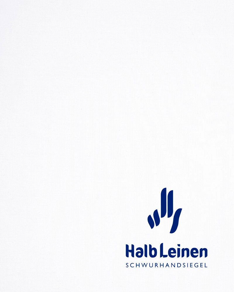  Halbleinen 180 cm breit weiß 50% Baumwolle 50% Leinen