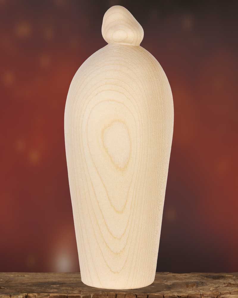 Hl. Familie Natur Ahornholz 20 cm hoch, 8 cm breit