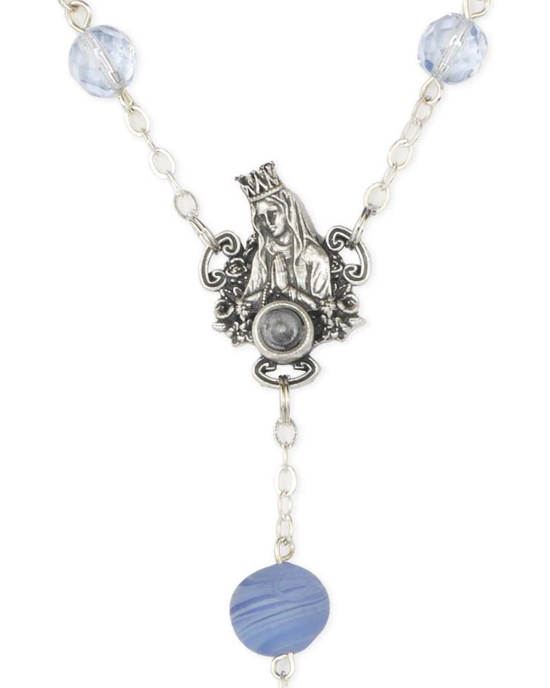 Lourdes Rosenkranz mit Murano Perlen 8 mm Ø