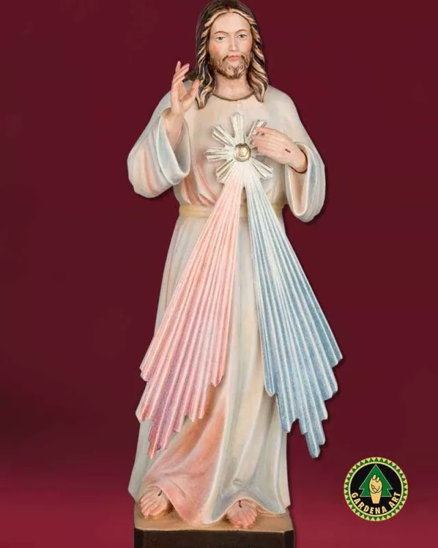 Barmherziger Jesu 30 cm holzgeschnitzt handbemalt Barmherziger Jesu 30 cm holzgeschnitzt handbemalt