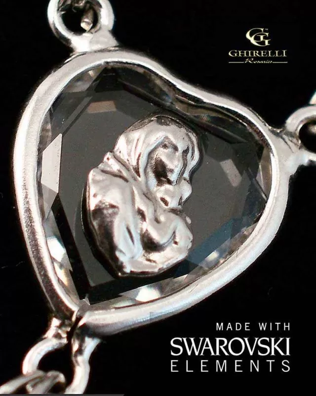 Ghirelli Rosenkranz Silber Swarovski - Kristall 4 mm