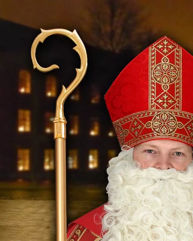 Bischofskrümme Messing für Nikolausstab 28,5 cm poliert Bischofskrümme Messing für Nikolausstab 28,5 cm poliert