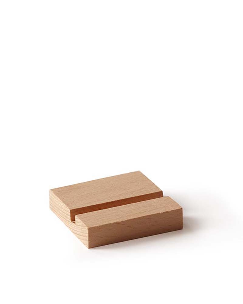 Holzständer Buchenholz 5x5 cm, 0,6 mm Rille für Lichtiblder