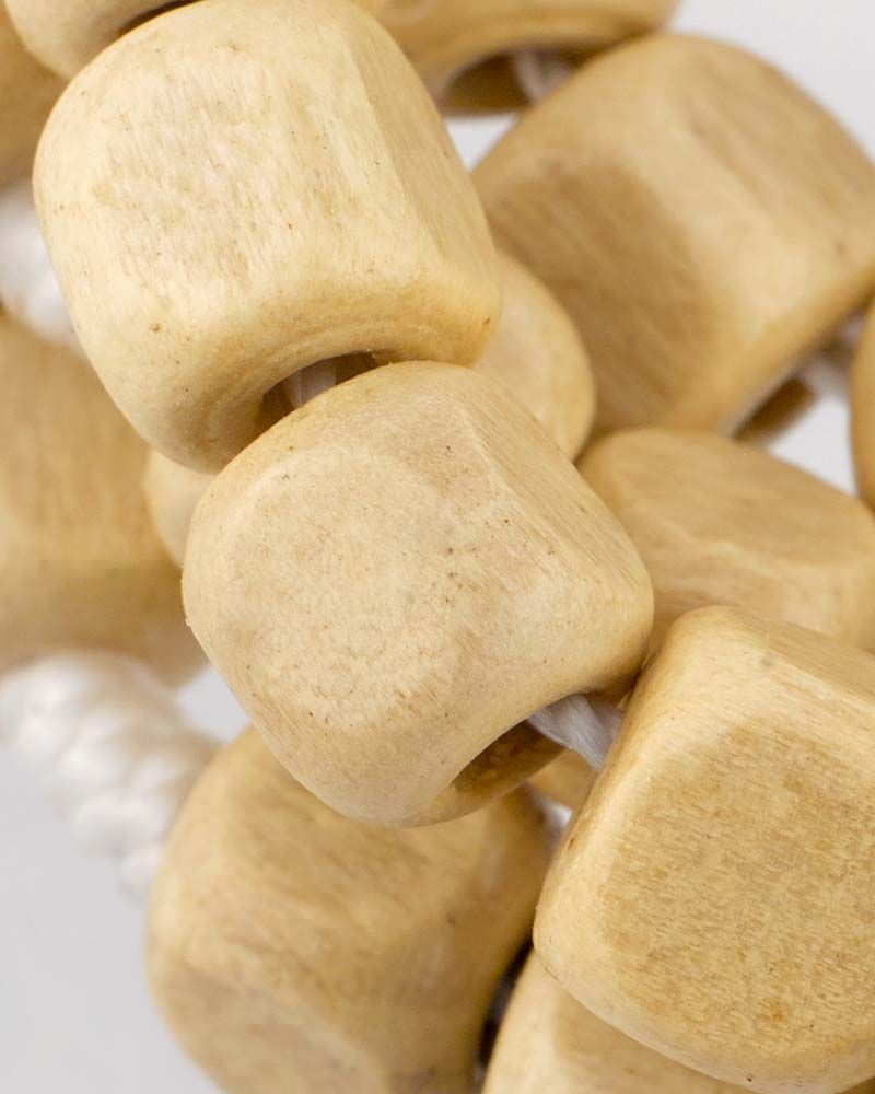 10 Rosenkränze mit hellen Holzperlen 8 mm Ø