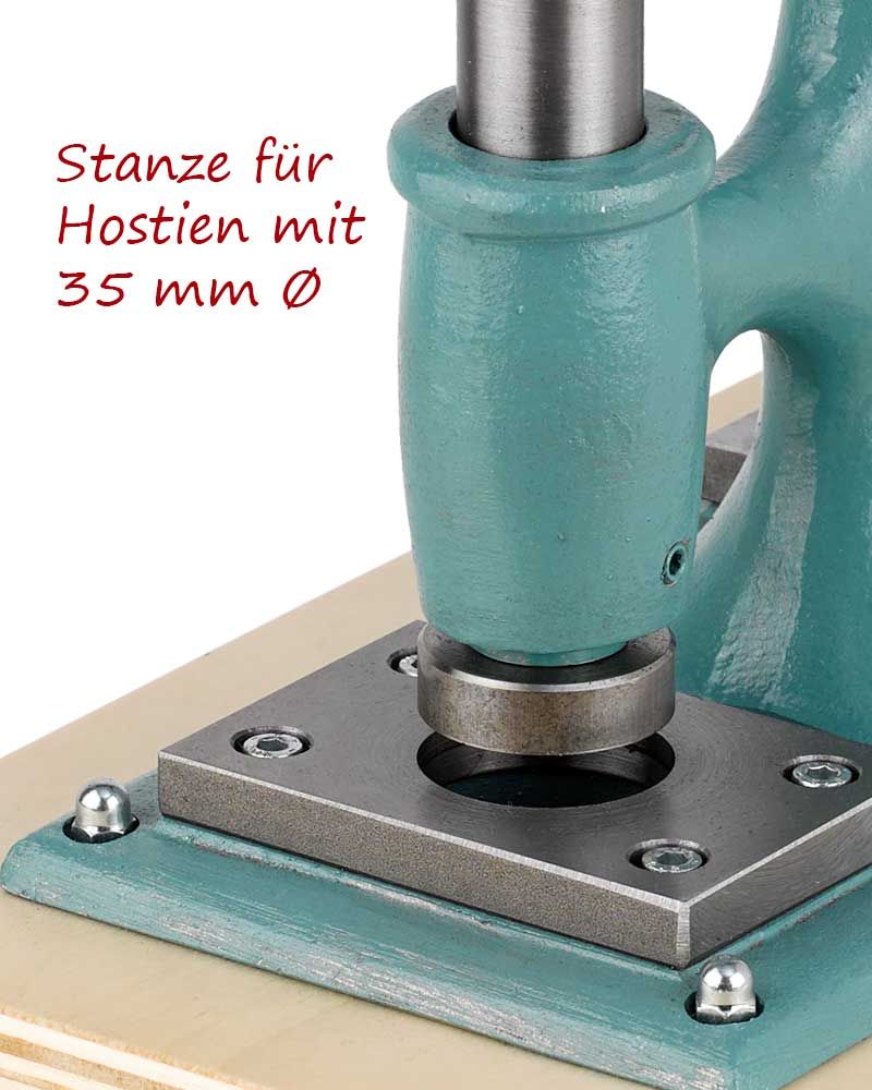 Hostienstanze mechanisch, mit Auffangbehälter