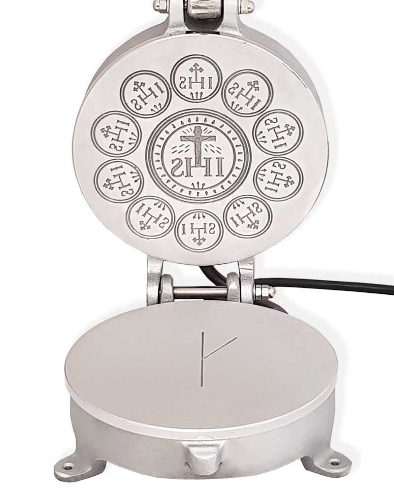 Hostienbackeisen, 650 Watt 175 mm Ø für 1+10 Hostien