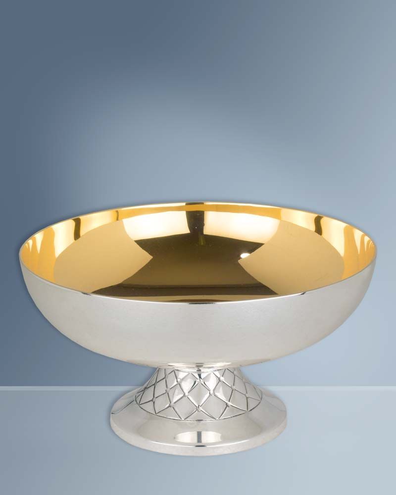 Hostienschale 17cm Ø, versilbert anlaufgeschützt
