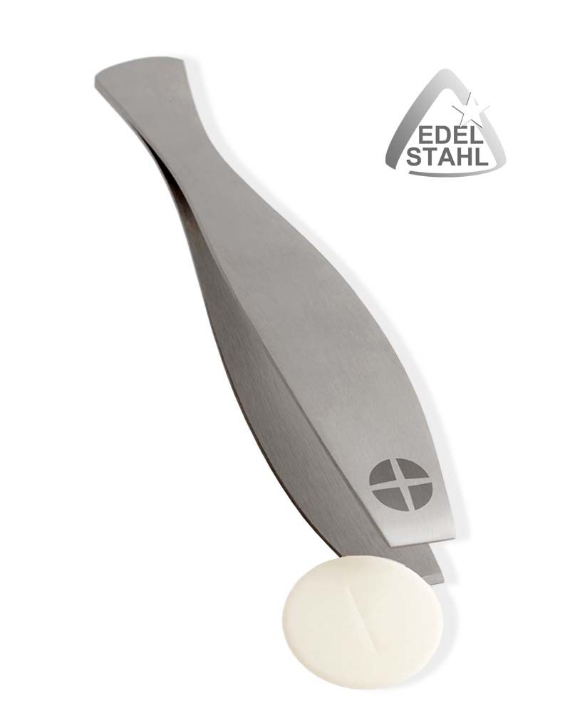 Hostienzange Edelstahl 14cm rostfrei, Gravur Hostie