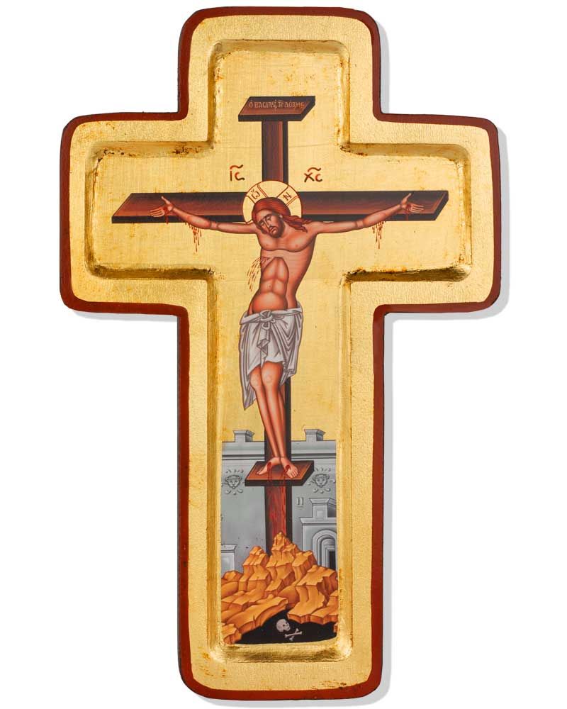 Ikone Jesu Kreuzigung 15 x 24,5 cm