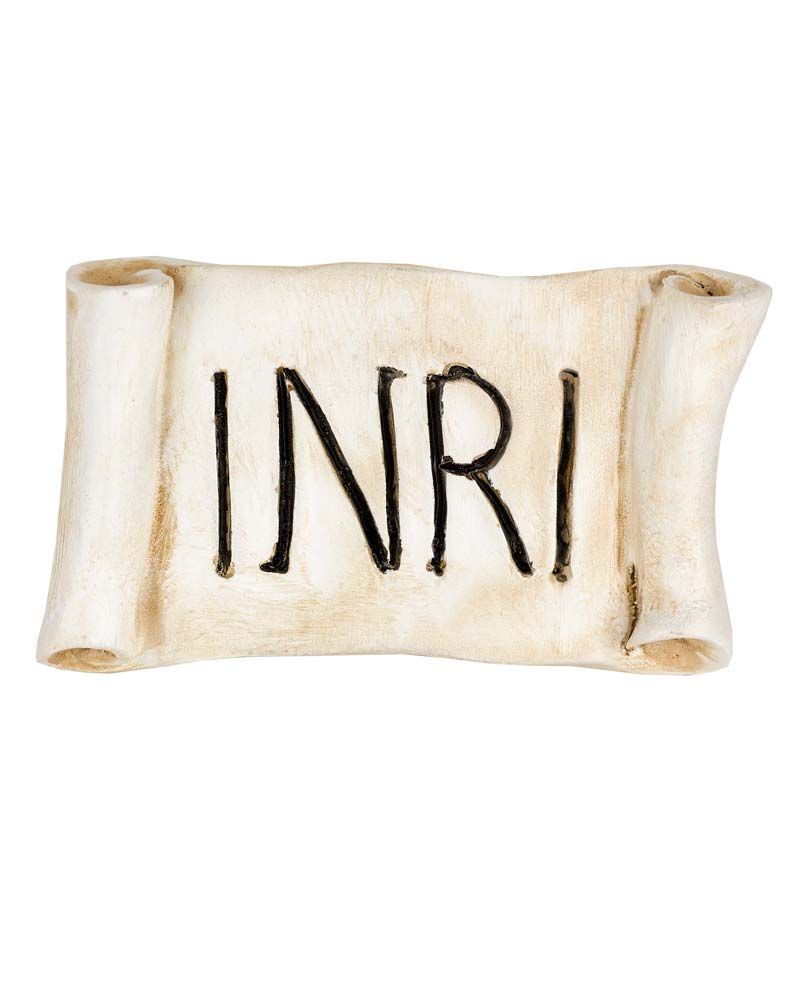 Christuskörper Resin 70 cm mit INRI, handkoloriert