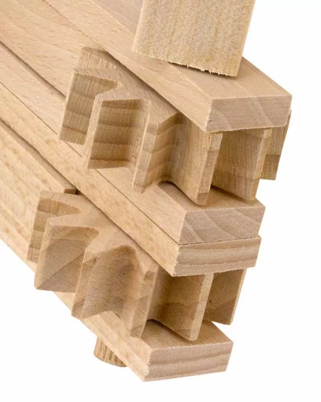 Karfreitags - Holzratsche Buchenholz 13 x 23 cm