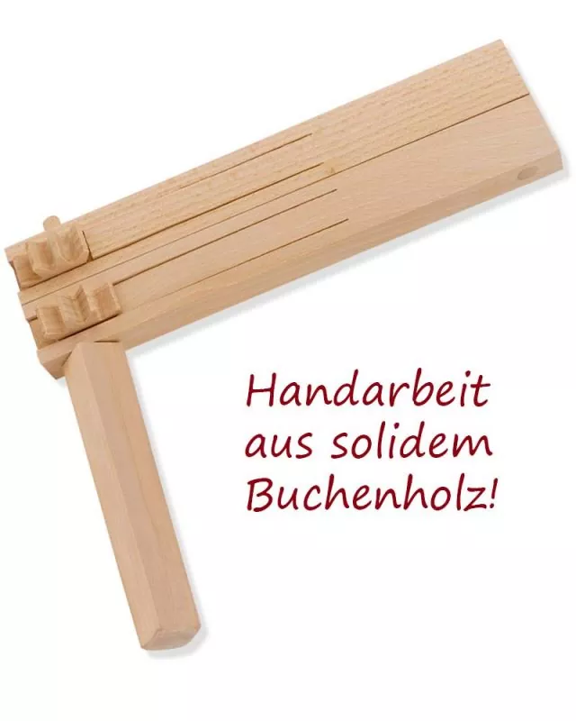 Karfreitags - Holzratsche Buchenholz 13 x 23 cm