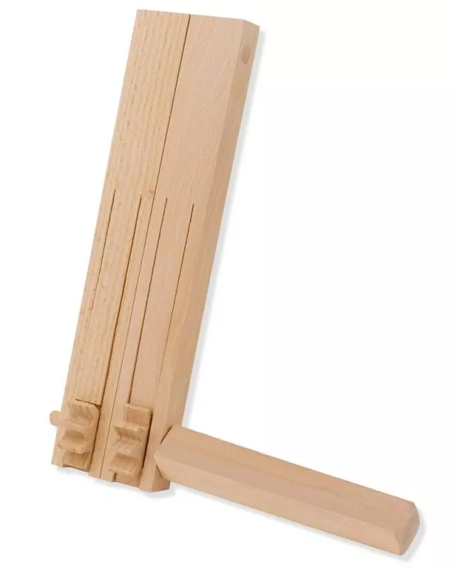 Karfreitags - Holzratsche Buchenholz 13 x 23 cm