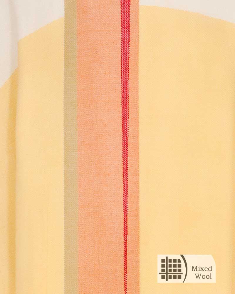 Kasel Lichtstreifendesign creme gefüttert mit Stola