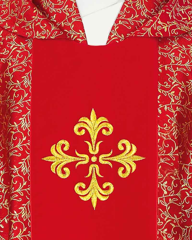 Nikolausgewand 140 cm barockes Design mit Stola