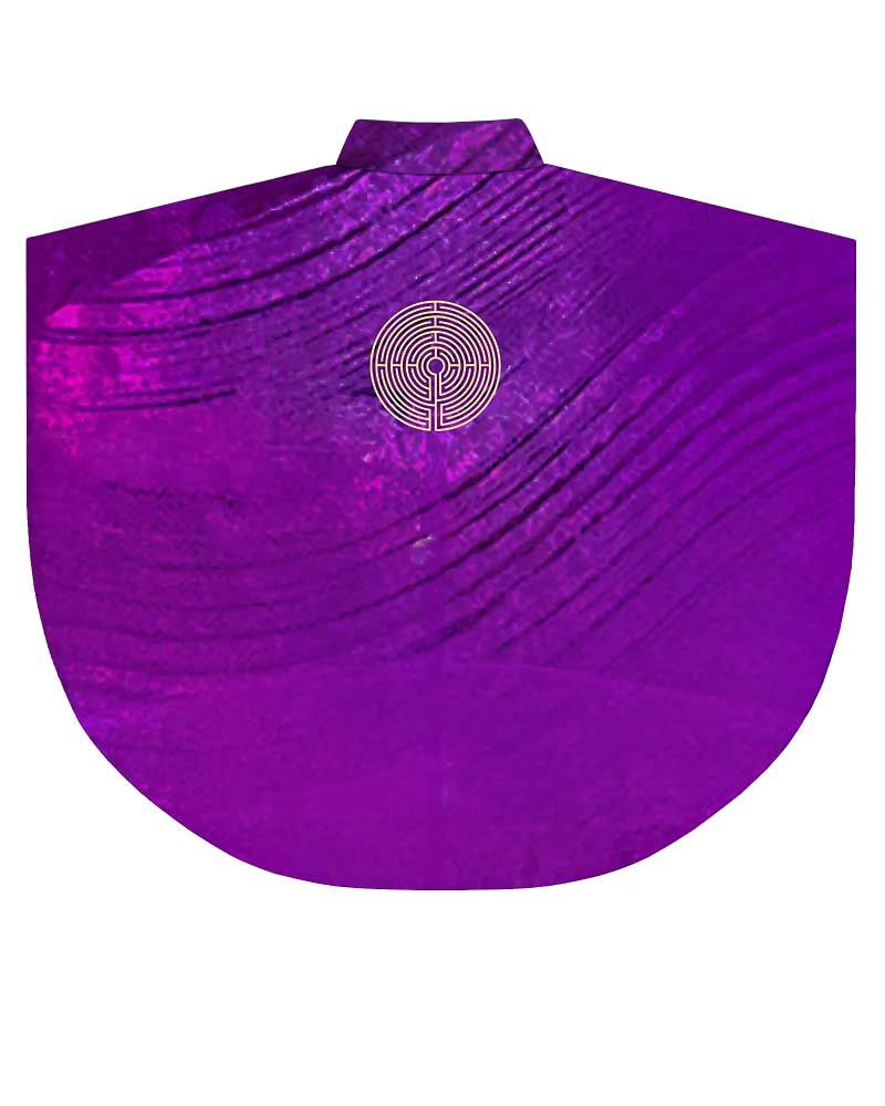 Kasel violett "Labyrinth" 138 x 155 cm Seidensatin