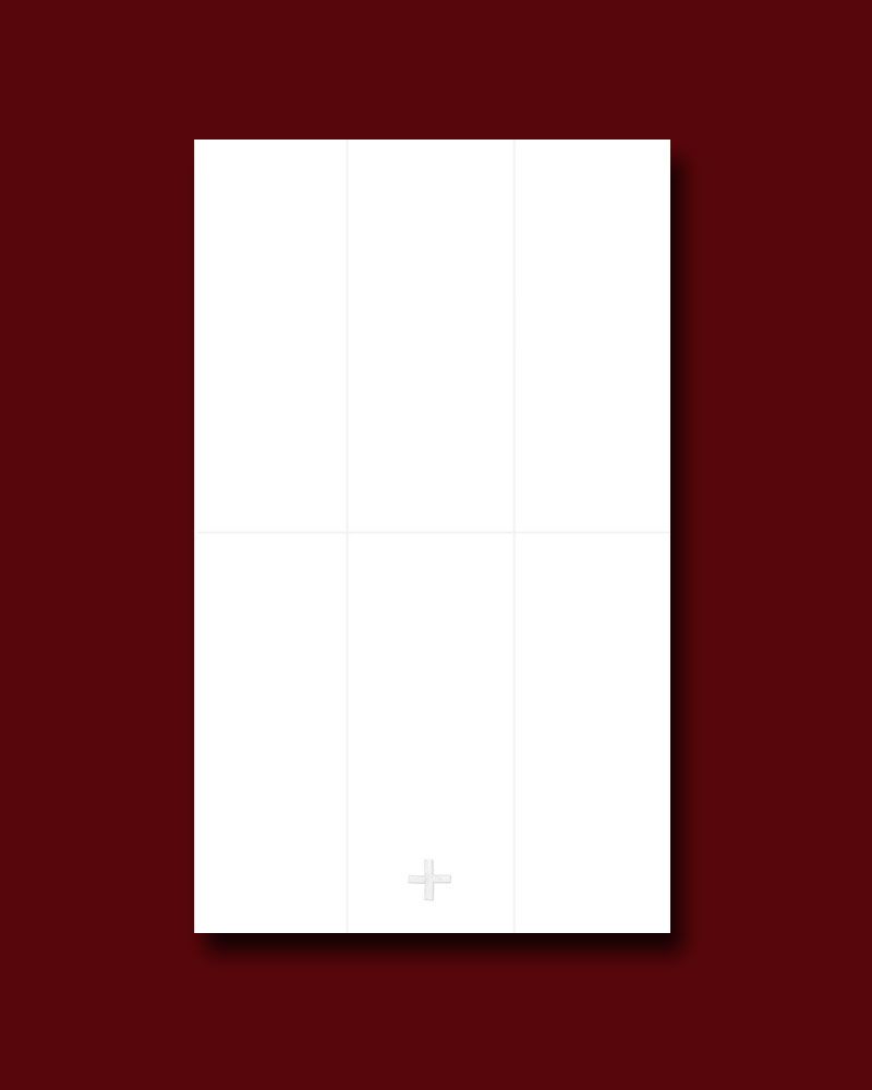 Kelchtuch aus Leinen weiß 50 x 30 cm Kreuz gestickt