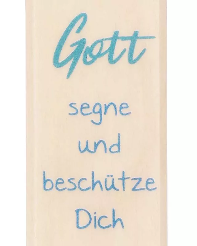 Kinderkreuz aus Holz "Gott segne und beschütze Dich"