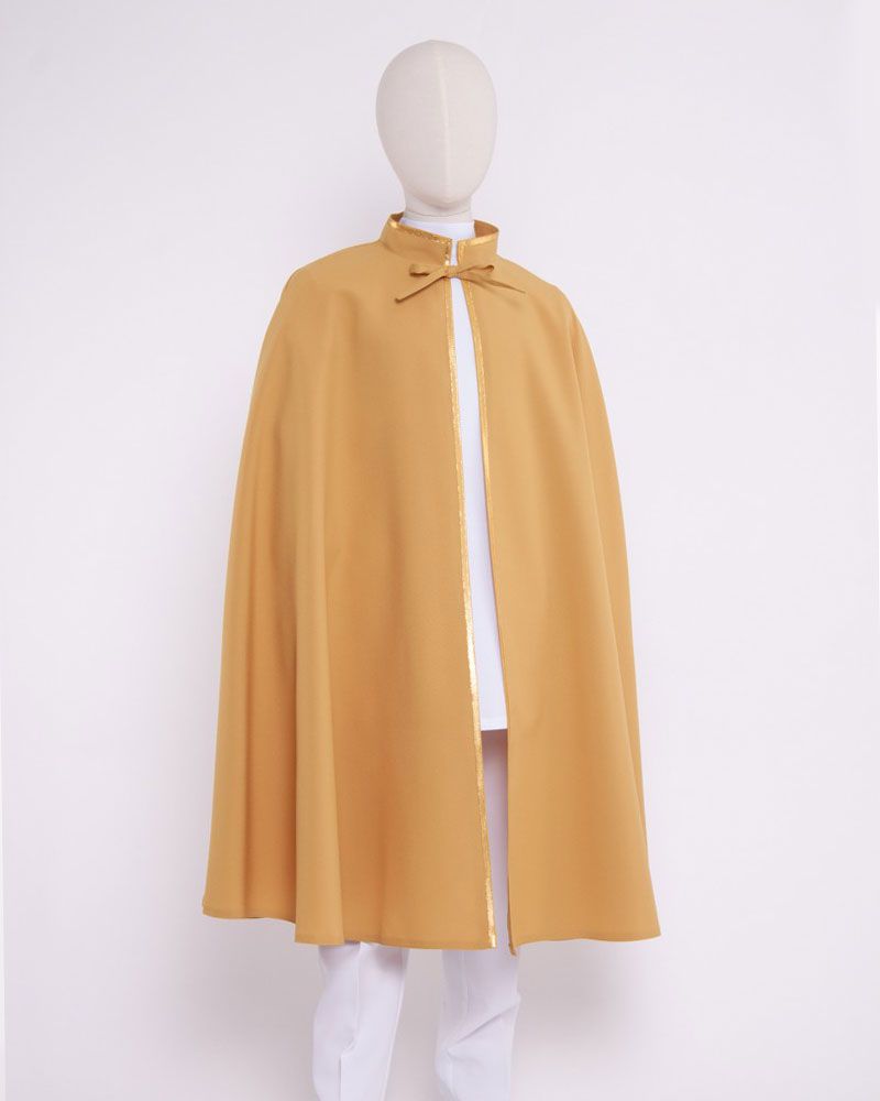 Sternsinger Umhang 120 cm goldgelb 100% PE strapazierfähig