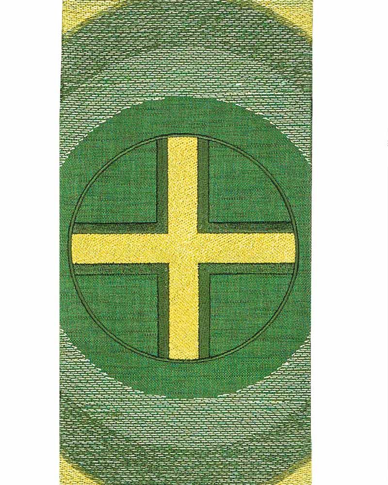 Wendestola Priester135cm rot/grün Kreuze gestickt