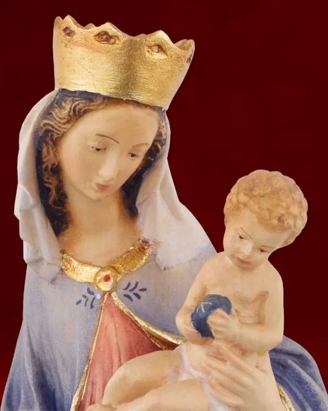 Madonna Krumauer 28 cm coloriert