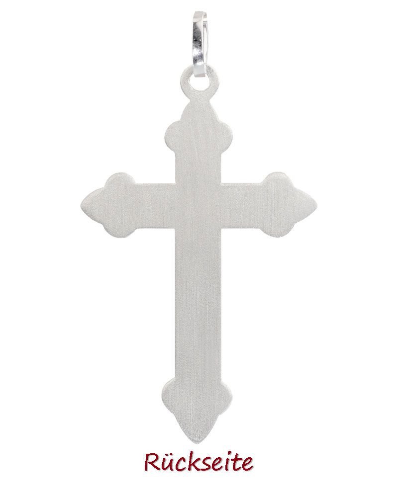 Kreuz Anhänger Kruzifix 16 x 25 mm 925 Silber