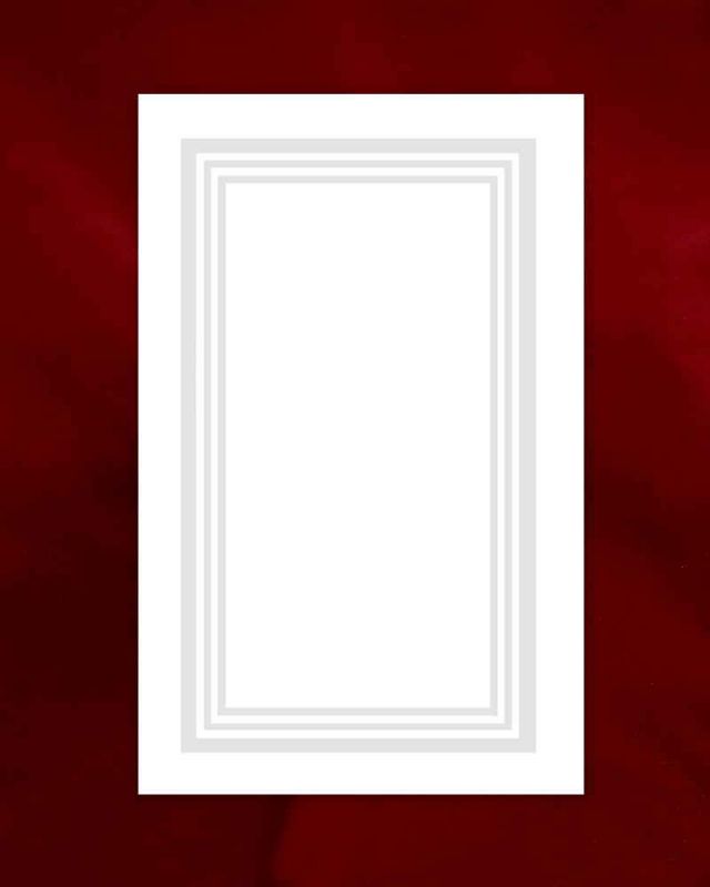 Lavabo 50 x 30 cm Leinen Damast "Jerusalemkreuz"