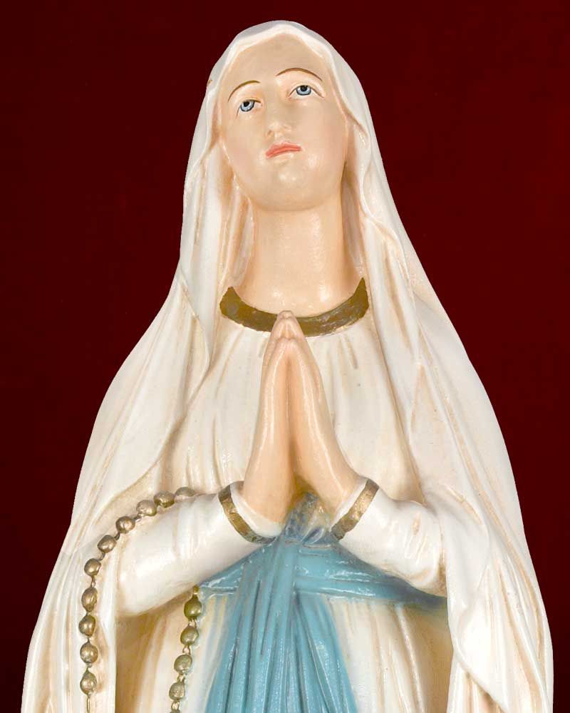Lourdes Statue 40 cm Kunstharz wetterfest