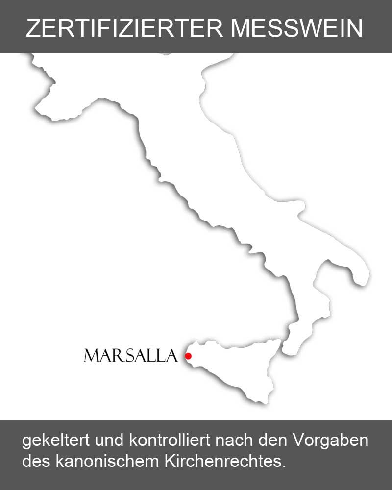 Santa Messa, Bianco Dolce Sizilien 1 Liter 16 % Vol.