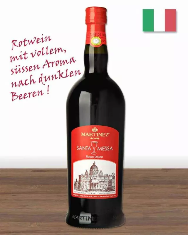 Santa Messa 16 % Vol. Flasche 1 Ltr. ROSSO DOLCE