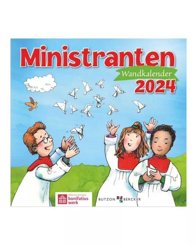 Ministranten-Wandkalender 2024, 13 Blatt