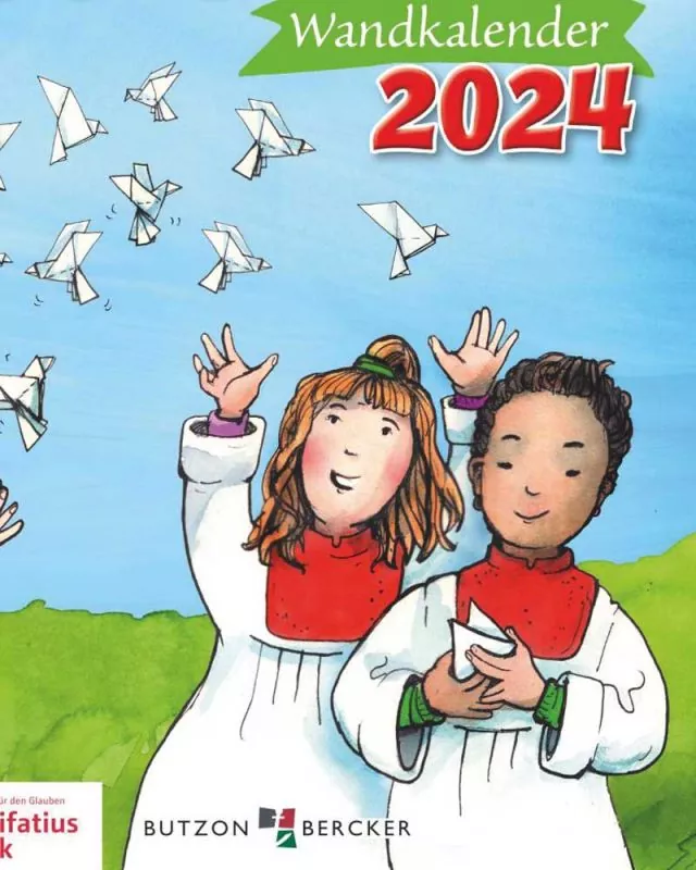 Ministranten-Wandkalender 2024, 13 Blatt