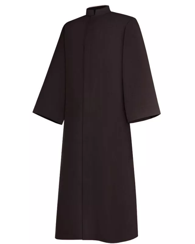 Ministrantentalar 130 cm lg. mit Arm, Polyester schwarz