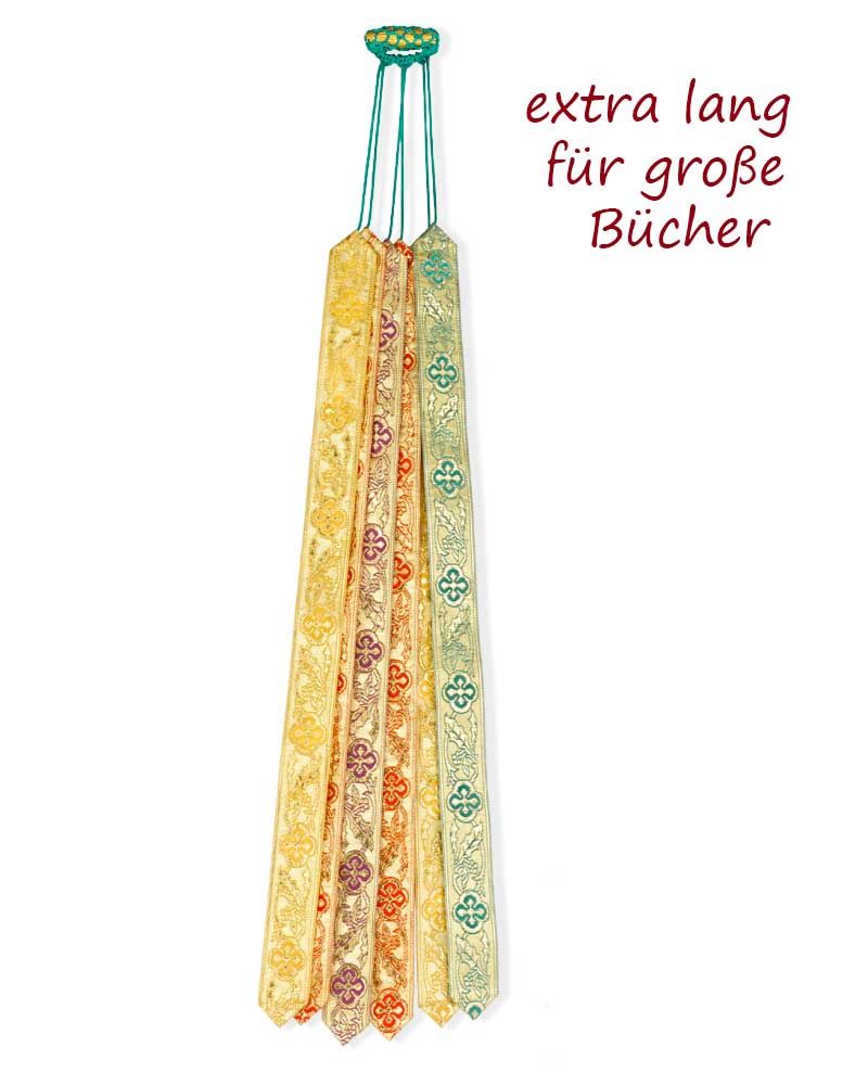 Missalebänder für Messbuch 6 Zeichenbänder 60 cm