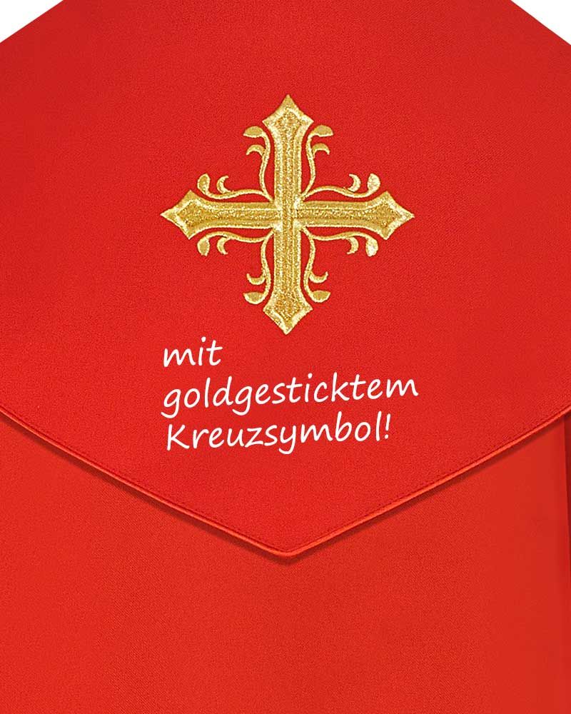 Nikolaus-Rauchmantel mit Kreuzsymbol 140 cm lang
