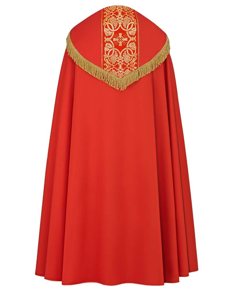 Nikolausset Mantel und Mitra Gr. 59/60 "Ambelos" 140 cm lang