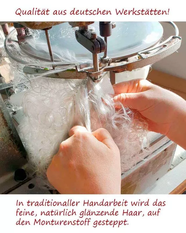 Nikolaus Perücke naturfarbig hochwertige Handarbeit Nikolaus Perücke naturfarbig hochwertige Handarbeit