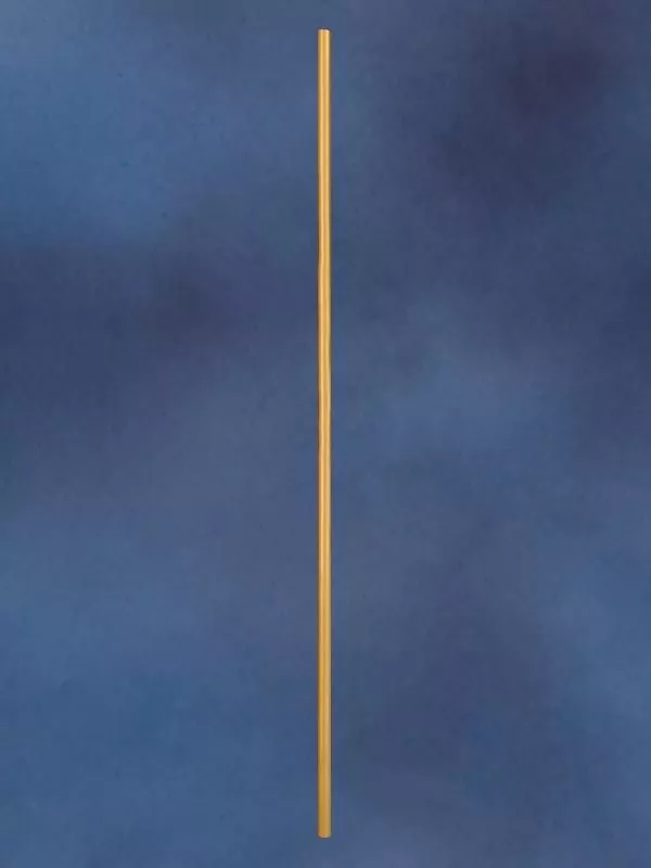 Holzstange gold 170 cm lang für Nikolausstab 28 mm Ø