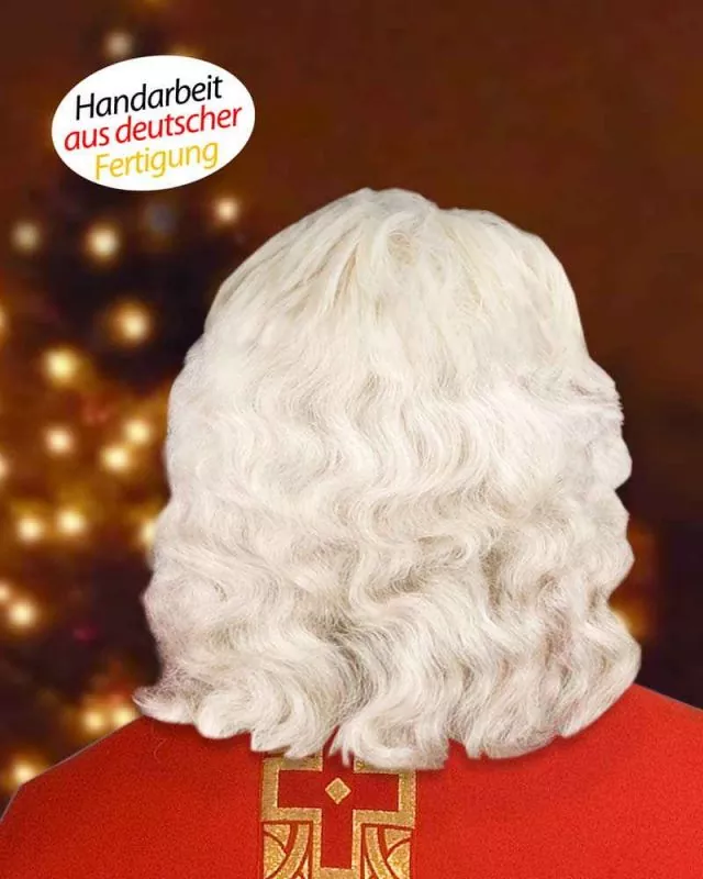 Nikolaus Perücke naturfarbig hochwertige Handarbeit Nikolaus Perücke naturfarbig hochwertige Handarbeit
