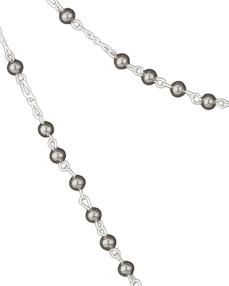 Rosenkranz Hämatit 6 mm Ø Perlen im Geschenketui