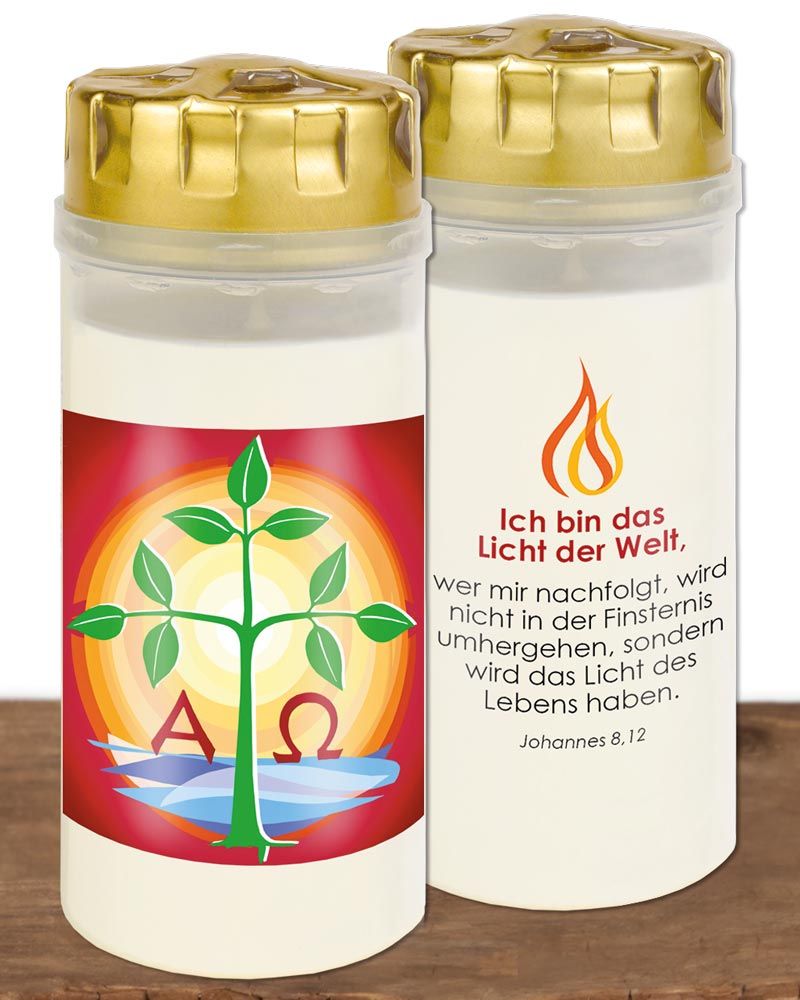 20 Osterkerzen " Ich bin das Licht " 4 Tage