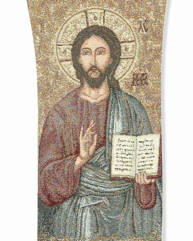 Skapulier PANTOKRATOR gewebt 130 cm für Kasel